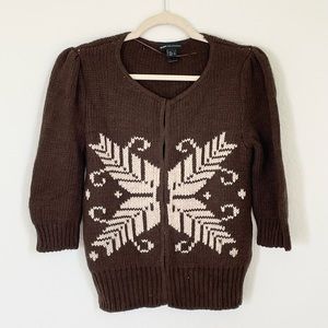 Mango Casual Sportwear Brown Sweater size large